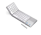 Multi-Device Foldable Bluetooth Keyboard with Touchpad